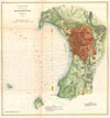 1872 U.S. Coast Survey Map of Burlington, Vermont