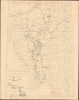 1943 Survey Headquarters Diazotype Manuscript Map of the Burma Campaign