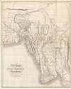 1829 Crawfurd Map of Burma or Myanmar - first accurate map of Burma