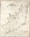 1877 Eldridge Nautical Chart or Map of Buzzard Bay, Massachusetts