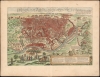1572 Braun and Hogenberg View Map of Cairo, Egypt