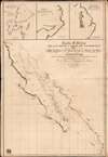 1825 Spanish Dirección Hidrográfico Nautical Chart / Map of Baja California