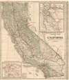 1920 Clason Map of California