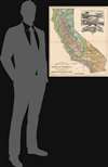 Geographical and Climatic Map of the State of California. - Alternate View 1 Thumbnail