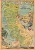 1936 John Hix Strange as it Seems Pictorial Map of California