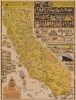 1945 Jo Mora Pictorial Map of California