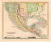 1850 Dower Map Mexico and California