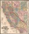 Map of the States of  California and Nevada.  Carefully Compiled from the Latest Authentic Sources.  By Chas. Drayton Gibbes, C.E. - Main View Thumbnail