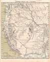1850 Handtke / Flemming Map of the Western United States