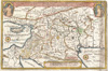 1670 Bockler Map of Holyland, Persia, etc with Adam and Eve