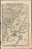 1581 / 1608 Bünting Woodcut Map of Judaea and Galilaea in the New Testament