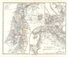1865 Spruner Map of Israel, Canaan, or Palestine in Ancient Times