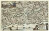 1700 Visscher Map of Israel, Palestine or the Holy Land