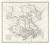1799 Clement Cruttwell Map of British America (Canada)