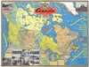 1945 Turner Pictorial Map of Postwar Canada