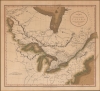 1807 Cary Map of Canada and the Great Lakes