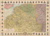 1918 Montreal Star World War I Map of France and Belgium (Western Front)