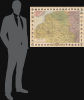 1918 Montreal Star World War I Map of France and Belgium (Western Front)
