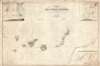 1875 Imray Blueback Nautical Chart or Map of the Carnary Islands