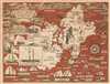1948 O'Toole Pictorial Map of Cape Ann, Massachusetts