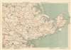 1891 Walker Map of Cape Ann, Massachusetts - First Edition!