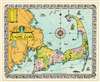 1932 Walter M. Gaffney Map of Cape Cod, Massachusetts