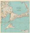 1917 Walker Map of Cape Cod