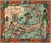 1930 Town Crier Pictorial Map of Cape Cod, Massachusetts