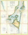 1857 U.S.C.S. Map of Cape Fear, North Carolina