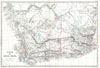 1860 Blackie Map of the Cape of Good Hope