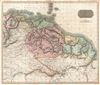 1814 Thomson Map of Northeastern South American: Venezuela, Guiana
