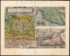 1573 Ortelius Maps of Southern Austria, Croatia, and Slavonia