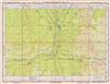 1952 U.S Air Force Aeronautical Chart or Map of the Cariris Novos Range, Brazil
