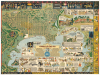1942 Jo Mora Pictorial Map of Carmel-by-the-Sea, California