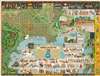 1942 Jo Mora Pictorial Map of Carmel-by-the-Sea, California