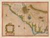 1676 John Speed Map of Carolina w/ Lederer geography