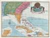 1743 / 71 Catesby Map of the American Southeast: Carolina, Florida…