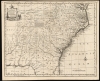 1747 Bowen Map of the Southeastern United States (Carolina, Georgia, Florida)