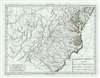 1795 Tardieu Map of Map of North Carolina, South Carolina, and Virginia