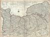 1716 De L'isle Map of Normandy, France