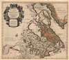 1708 De L'Isle / Mortier Map of Canada, the Great Lakes, and New England