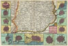 1747 La Feuille Map of Catalonia, Spain (Barcelona)