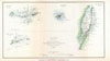 1852 U.S. Coast Survey Map of Key West, Biscayne Bay, and the Cedar Keys