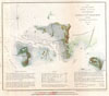 1852 U.S. Coast Survey Map of Cedar Key, Florida