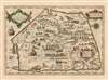 1623 Hondius Map of Sri Lanka