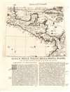 1696 Coronelli Map of Central America, Mexico and the Caribbean