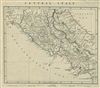 1828 Arrowsmith Map of Central Italy (Rome, Naples)
