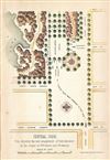 1867 Vaux and Olmsted Map of the Southeast Corner of Central Park (Grand Army Plaza), New York Ci