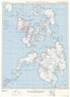 1944 Army Map Service Road Map of the Central and Southern Philippines
