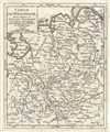 1749 Vaugondy Map of Westphalia, Germany